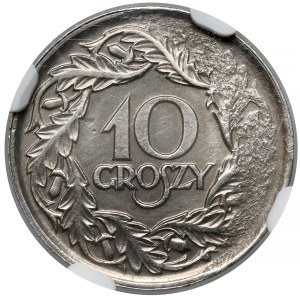 Destrukt de 10 groszy de 1923 – spectaculaire
