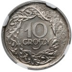 Destrukt 10 groszy 1923 - efektowny