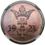 Gdańsk, 2 fenigi 1923 - LUSTRZANE
