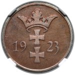 Danzica, 2 fenig 1923 - A SPECCHIO