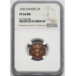 Danzica, 2 fenig 1923 - A SPECCHIO