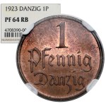 Gdańsk, 1 fenig 1923 - LUSTRZANE