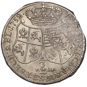 August III Sas, 1/3 talara 1752 FWóF