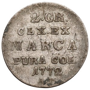 Poniatowski, Half-Złotek, 1772, AP