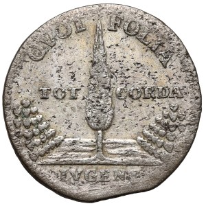 August II the Strong, Commemorative Two-Grosz Coin, 1727 - Cypress
