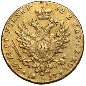 25 polnische Zloty 1817 IB – die erste