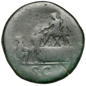 Trajan (98-117 n.e.) Sesterc, Rzym - rzadka