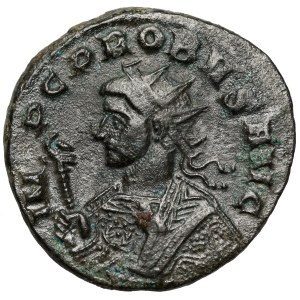 Probus (276–282 n. Chr.) Antoninianus, Ticinum – aus der Serie EQVITI – Buchstabe I