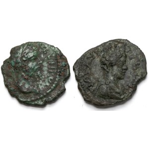 Cesarstwo Rzymskie, Prowincje, Monety brązowe (III w. n.e.) - zestaw (2szt)