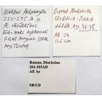 Impero Romano, sesterzio, follis e moneta provinciale in bronzo - set (3 pezzi)