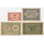 Single-use tickets: 50 gr, 2 and 5 zł, 1924–1926 — set (4 pieces)