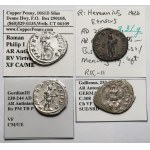 Cesarstwo Rzymskie, Antoniniany - w tym Herenniusz Etruskus - zestaw (4szt)