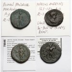 Cesarstwo Rzymskie, Brązy prowincjonalne (II-III w. n.e.) - zestaw (4szt)