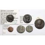 Cesarstwo Rzymskie, Brązy prowincjonalne (II-III w. n.e.) - zestaw (6szt)