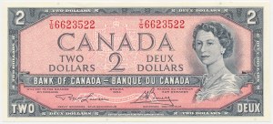Kanada, 2 Dollars 1954