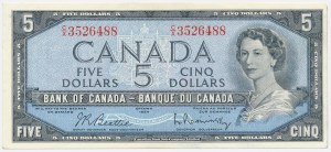 Kanada, 5 Dollars 1954