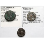 Cesarstwo Rzymskie, Tetradrachmy, Aleksandria - zestaw (3szt)