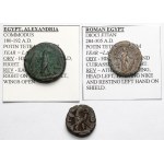Cesarstwo Rzymskie, Tetradrachmy, Aleksandria - zestaw (3szt)