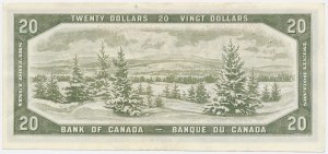 Kanada, 20 Dollars 1954
