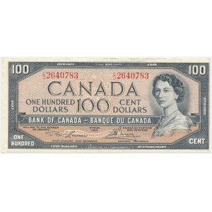 Canada, 100 Dollars, 1954