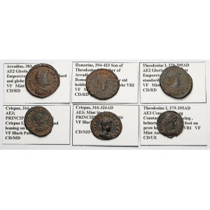 Impero Romano, Follisy - set (6 pezzi)