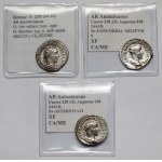 Römisches Reich, Gordian III. (238–244 n. Chr.), Antoninianus, Rom – Set (3 Stück)
