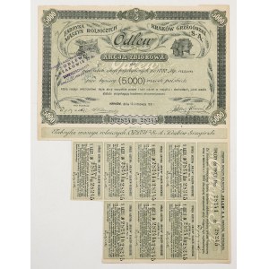 Fabryka Maszyn Rolniczych ODLEW w Krakowie, 5x 1.000 mkp 1921