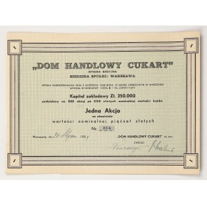 Kaufhaus CUKART, 500 Złoty, 1939