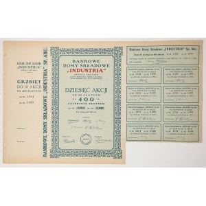 INDUSTRIA Bank Warehouses, 10 x 40 zł, 1927