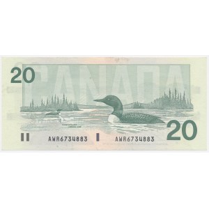 Canada, 20 Dollars, 1991