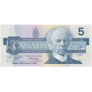 Kanada, 5 Dollars 1986