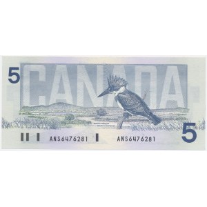 Kanada, 5 Dollars 1986