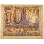 Gdańsk, 50 pfennigs, 1919 – purple