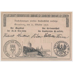 Grudziądz (Graudenz), 5 marek 1918