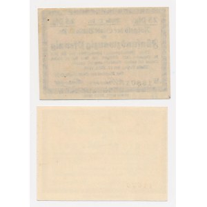 Biała Piska (Bialla Ostpr.), 25 and 50 fenigs, 1920 (2 pieces)