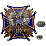 Badge, 13th Infantry Regiment [28] — in SILVER