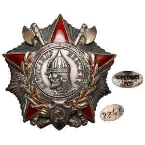 Russia / USSR, Order of Alexander Nevsky, 3rd Class #7245 - very rare