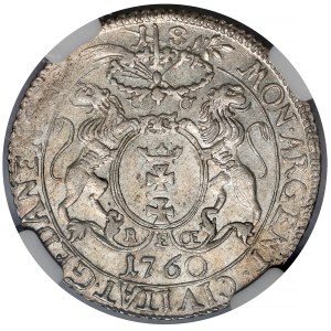 August III. von Sachsen, Ort: Danzig 1760 REOE