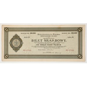 Biglietto del Tesoro al 5%, Serie III, 100.000 mkp, 1922