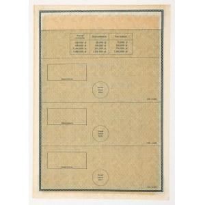 60% Wewnętrzna Pożyczka Państwowa, SPECIMEN Obligacji 500.000 zł 1989