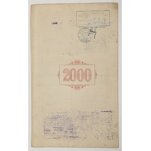 National Bank of Galicia..., 4.5% 2,000 kr bond, 1914