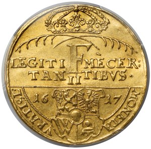 Śląsk, Maciej II, Dwudukat 1617, Wrocław - sukcesyjny
