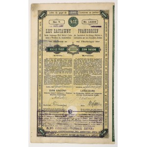 Banca nazionale della Galizia..., 4,5% Obbligazione garantita da pegno da 10.000 kr, 1912