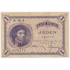 1 zloty, 1919 - S.13 A