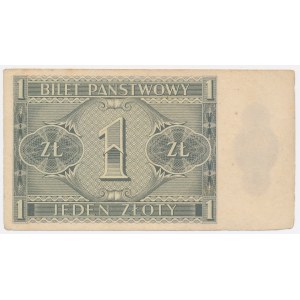 1 zloty, 1938, Chrobry - IF