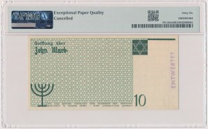 Getto w Łodzi, 10 marek 1940 - ENTWERTET - No 000393
