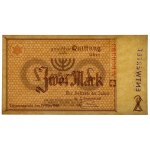 Getto w Łodzi, 2 marki 1940 - ENTWERTET - No 000393