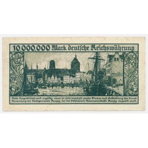 Gdańsk, 10 million marks, 1923 - A - REVERSE SIDE