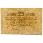 Gdańsk, 25 fenigs, 1923–November