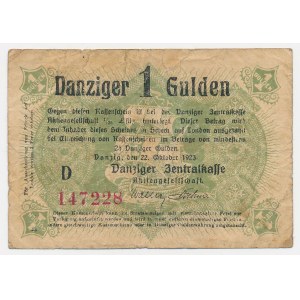 Danzig, 1 Gulden 1923 – Oktober